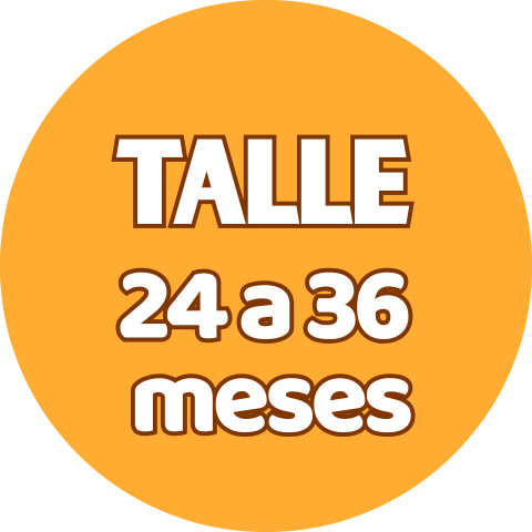 Talle 24 a 36 meses